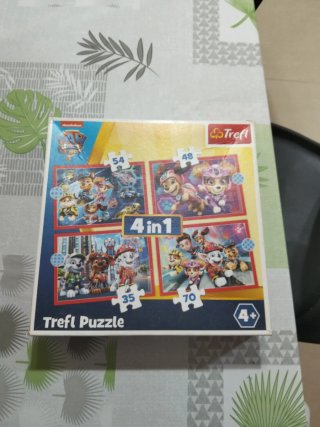 Puzzle 4 en 1 Patrulla Canina Trefl