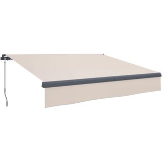 Toldo retráctil manual beige
