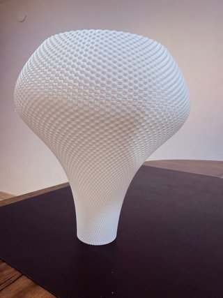 Pantalla de lámpara de diseño impresa en 3D – 45 ×