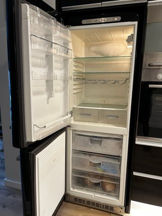 Nevera Combi SMEG Negra