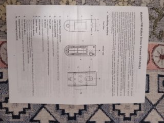 Detector PIR VST-892EX con cámara exterior - Nuevo