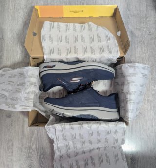 Zapatillas Skechers Arch Fit Slip-Ins Azul/Gris