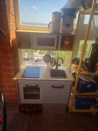 Cocina Juguete Madera Ikea con Accesorios