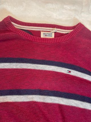 Jersey Tommy Hilfiger Rayas Rojo