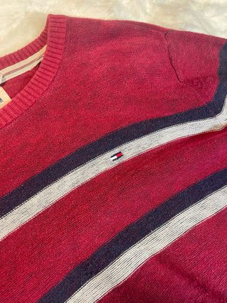 Jersey Tommy Hilfiger Rayas Rojo
