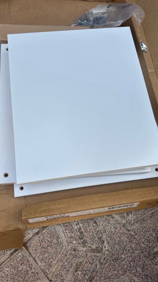 Estante módulo cubo IKEA Kallax blanco (para colga