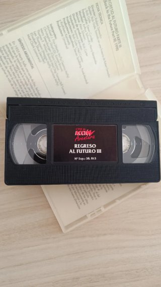 Regreso al Futuro III VHS