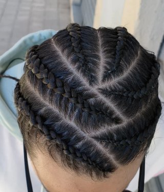 Trenzas africanas hombre