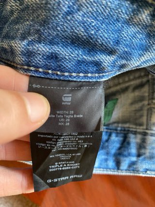 Bermuda tejana G-Star Raw Talla 28
