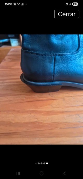 Botines cowboy negros Zara