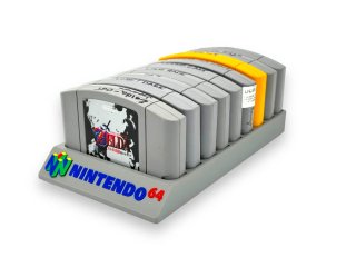 Expositor 10 Cartuchos Nintendo 64