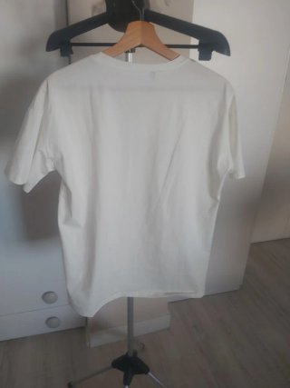 Camiseta blanca estampada talla única