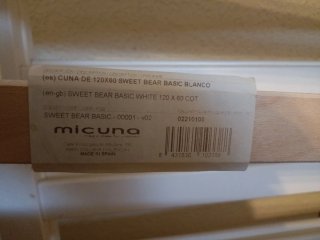 Cuna bebé con osito