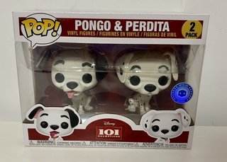 Funko Pop 2 Pack 101 Dalmatas Pongo Perdita Disney