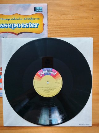 LP Walt Disney Assepoester Verhaal Liedjes