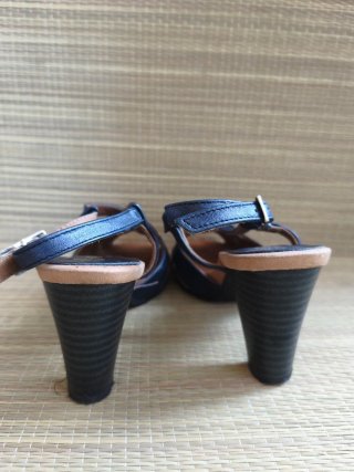 Sandali Pitillos Pelle Blu Navy Tg 35