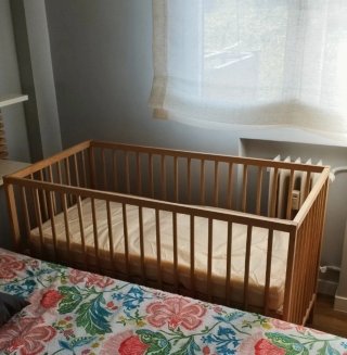 Cuna de madera IKEA