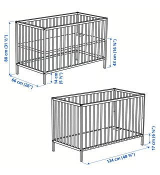Cuna de madera IKEA