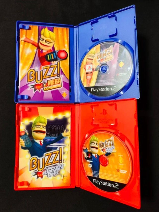 Lote Juegos Buzz. PlayStation 2.