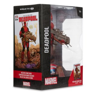 Figura Deadpool McFarlane Toys + Cómic
