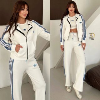 Chándal Adidas 3 piezas marrón