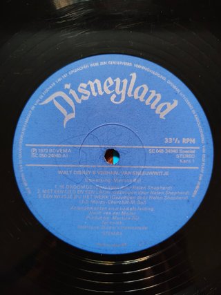 LP Le Avventure di Biancaneve Disney