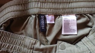 Pantaloni cargo cotone larghi
