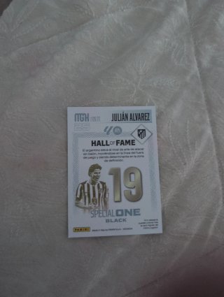 Carta Especial One Black Julián Álvarez