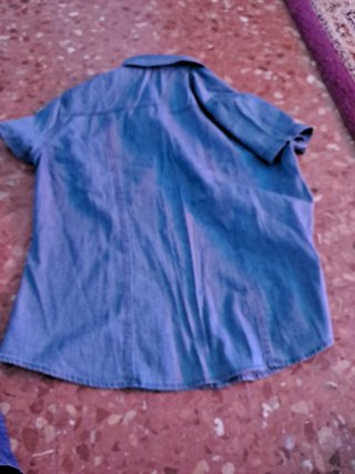 2 Camisas Vaqueras Azules