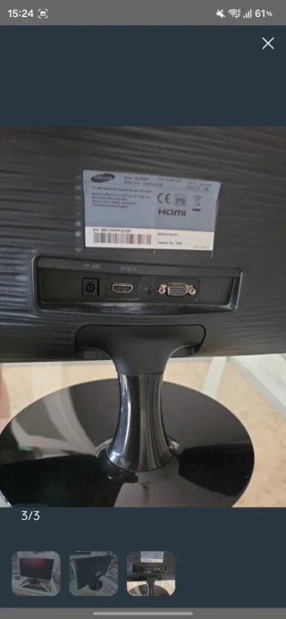 Monitor Samsung 21 FullHD 60Hz