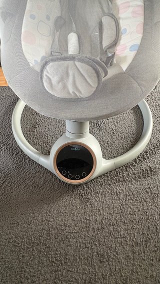 Silla Mecedora Bebé Gris