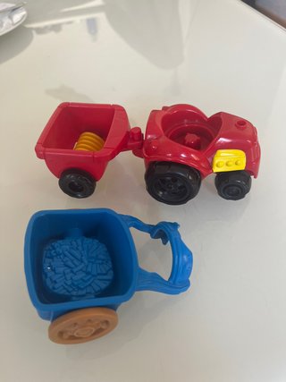 Juguetes Granja Tractor y Carro