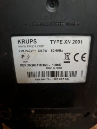 Cafetera Krups Nespresso Essenza