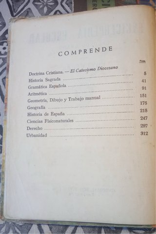 4 libros escolares Antiguos.