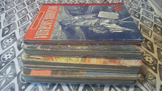 4 libros escolares Antiguos.