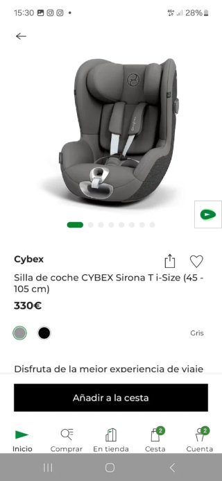 Silla de coche Cybex Sirona T i-Size