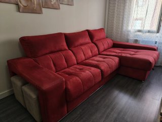 Sofá Chaise Longue 3 Plazas con Canapé