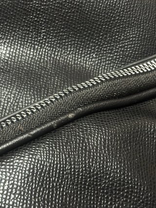 Mochila Zara estilo Saffiano Piel Sintética Negra