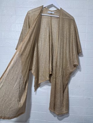 Chal tunica dorada mujer talla única
