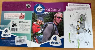 Mochila Porta Bebés Deuter Kid Comfort Senderismo