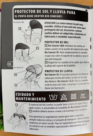 Mochila Porta Bebés Deuter Kid Comfort Senderismo
