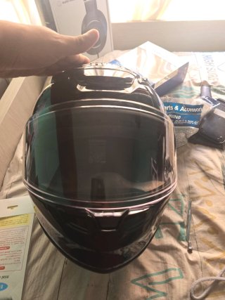 Casco Shoei NXR2 Negro Brillante