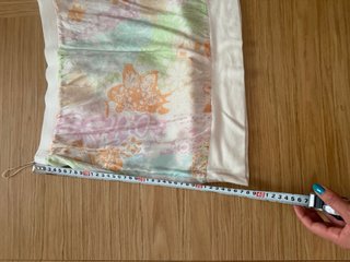 Top palabra de honor estampado floral
