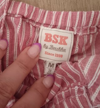 Blusa Bershka rayas.
