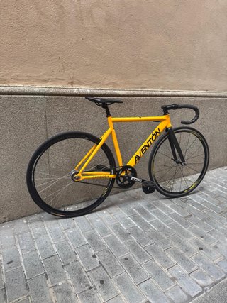 Bicicleta Fixie Aventón Córdoba Amarillo
