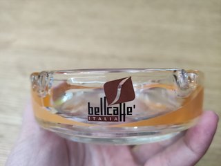 Posacenere Vintage Bellcaffè Italia Vetro