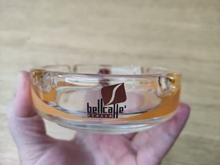 Posacenere Vintage Bellcaffè Italia Vetro