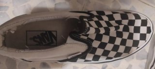 Zapatillas Vans Cuadros Blancos y Negros