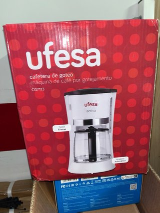Cafetera Ufesa CG7113 6 tazas