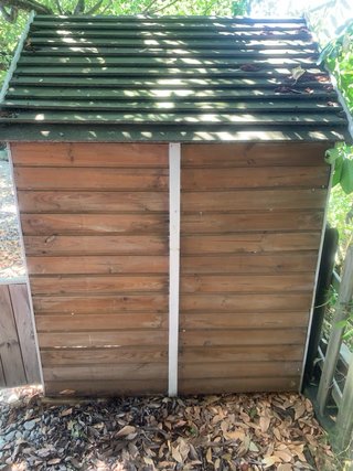 Caseta de jardín de madera